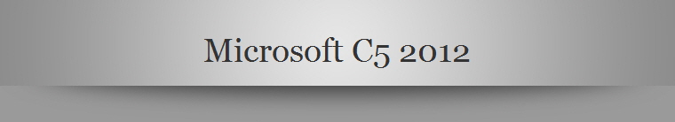 Microsoft C5 2012